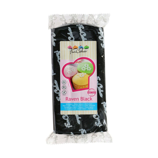 Pâte à sucre FunCakes - Raven Black - 1kg