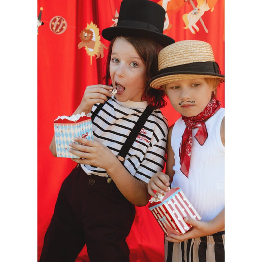 Boite à popcorn et friandises - Cirque