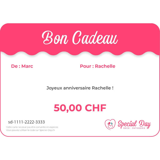 Carte Cadeau