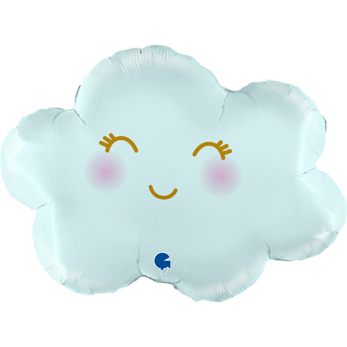 Ballon alu - Nuage bleu