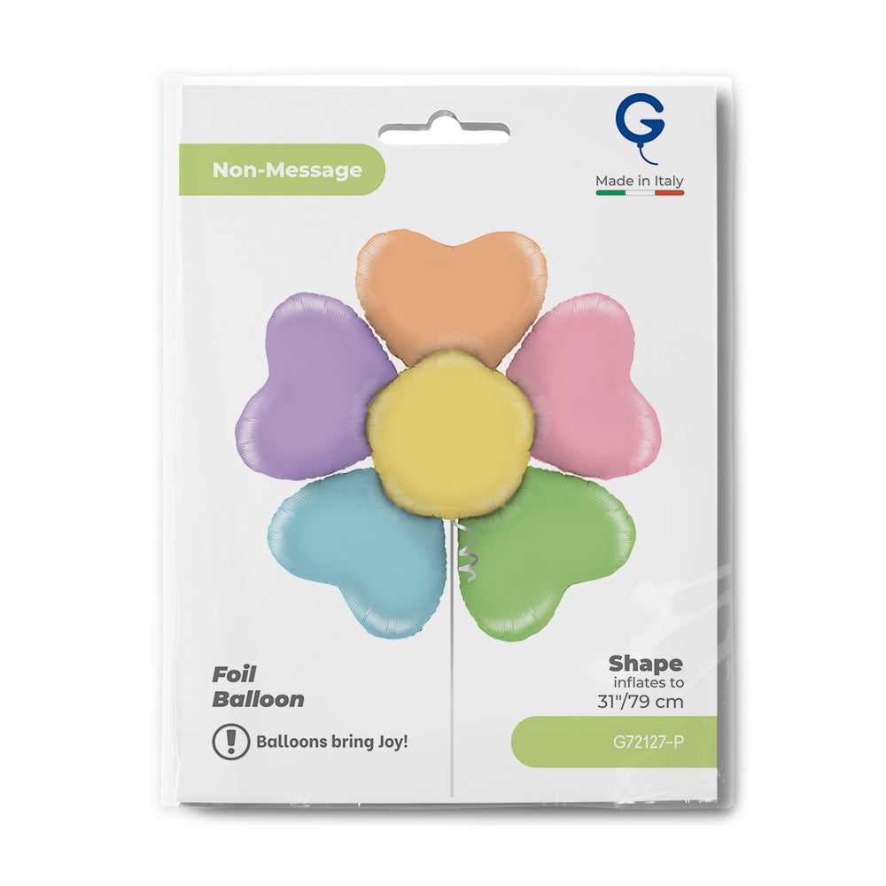 Ballon alu Marguerite colorée