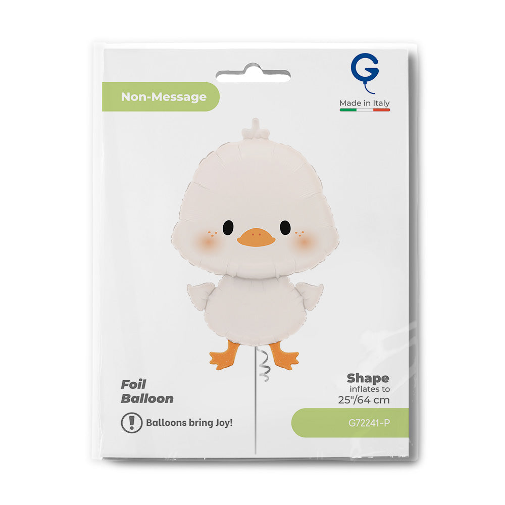 Ballon alu Caneton blanc