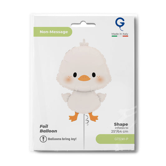 Ballon alu Caneton blanc
