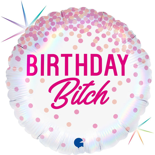 Ballon alu - Birthday Bitch