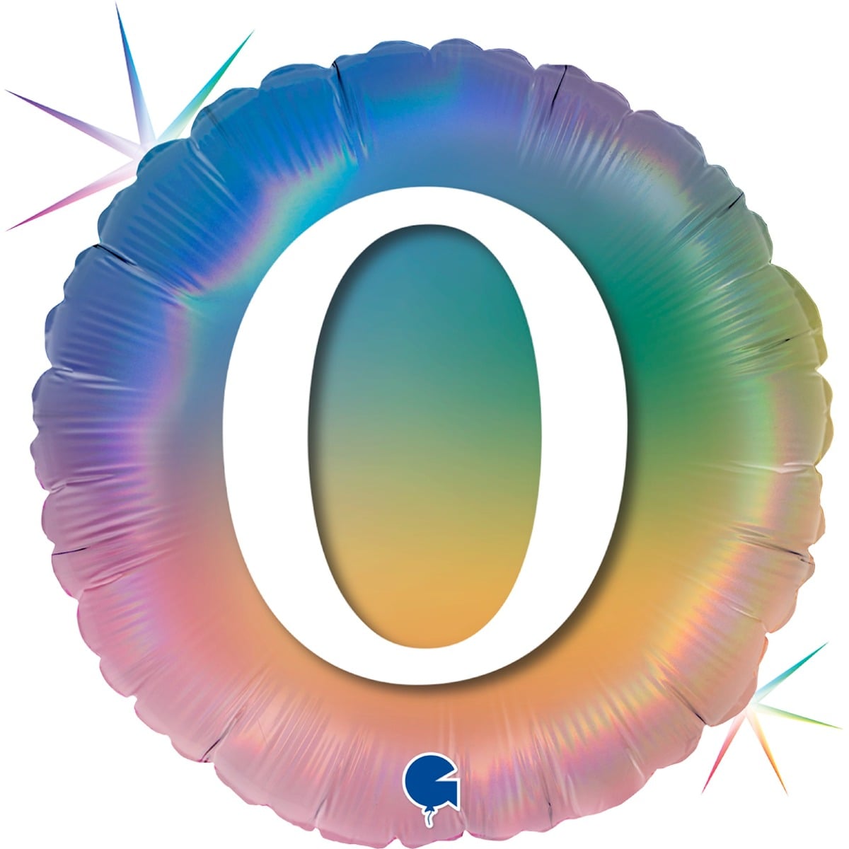 Ballon alu - Rond Multicolore 0
