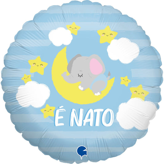 Ballon Alu Rond - E Nato (46cm)