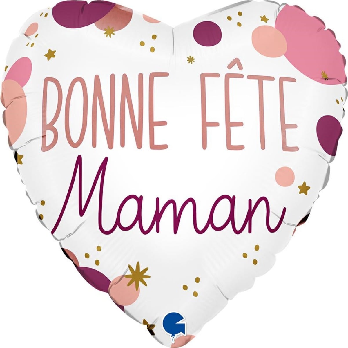 Ballon alu - Bonne fête Maman
