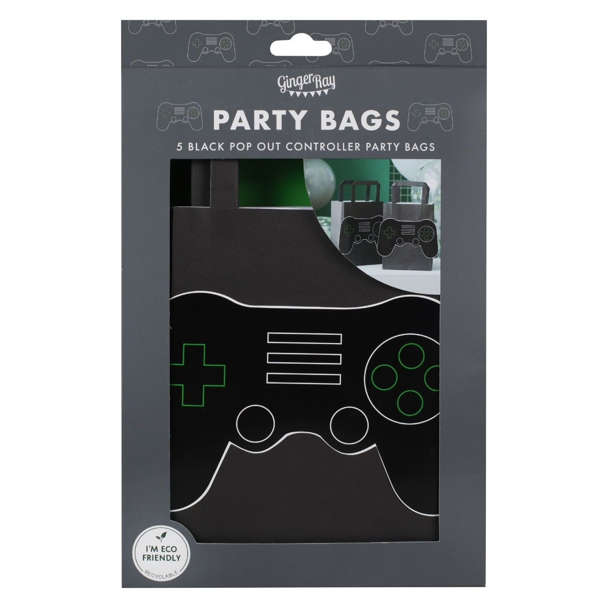 Sachets en papier - Jeux vidéo (5 pièces)