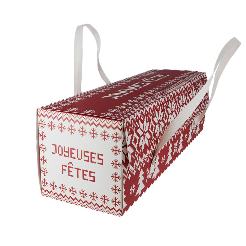 Boîte à bûche - Jacquard (35cm)