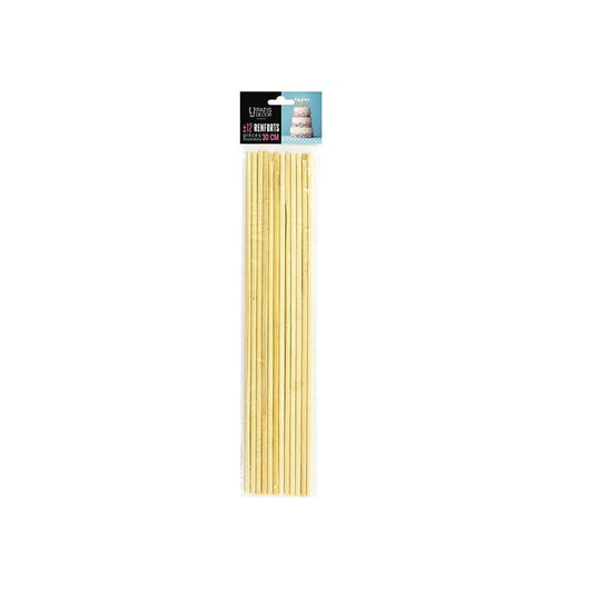 Support pour pièce montée - dowel rods (x12)