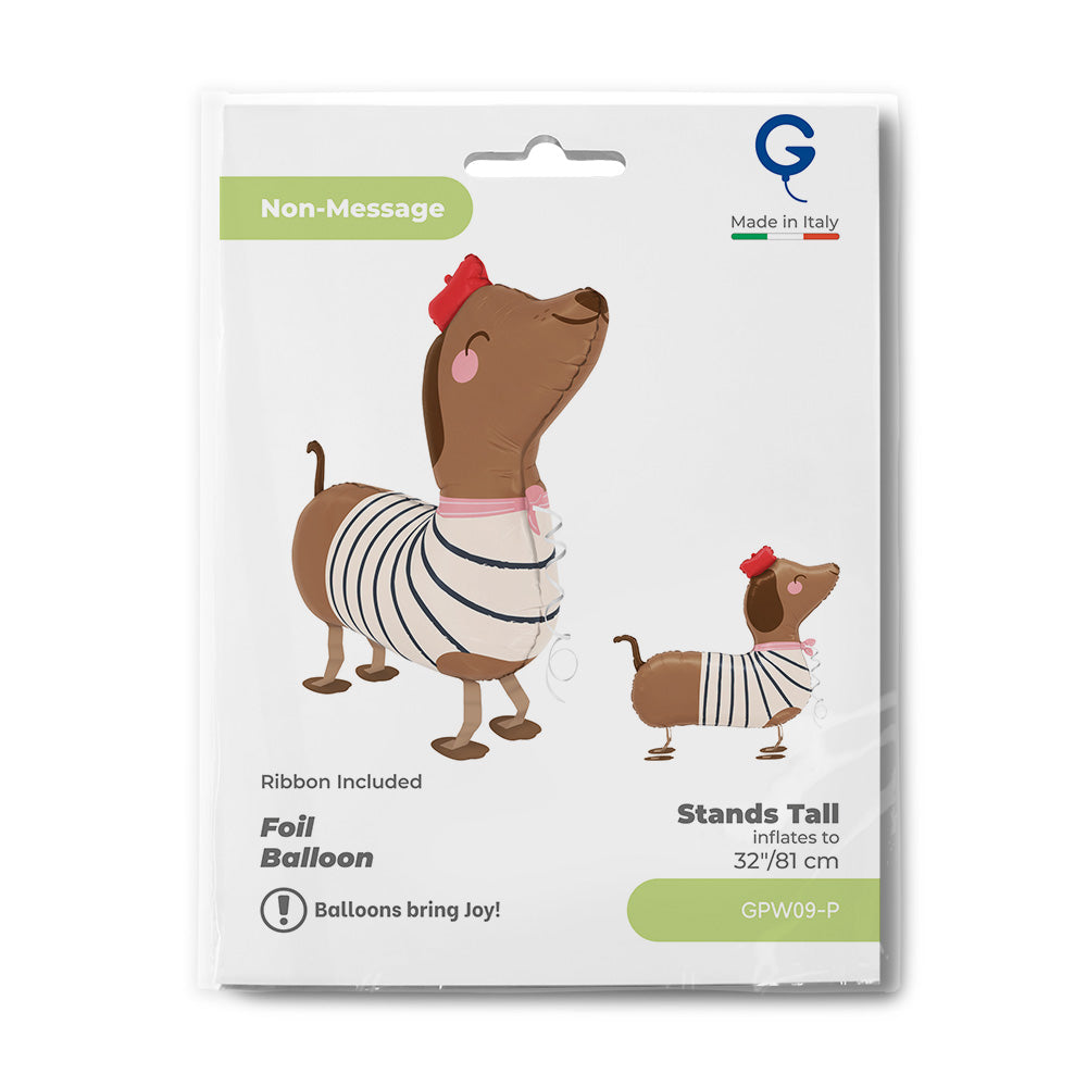 Ballon alu Pet Walker Teckel