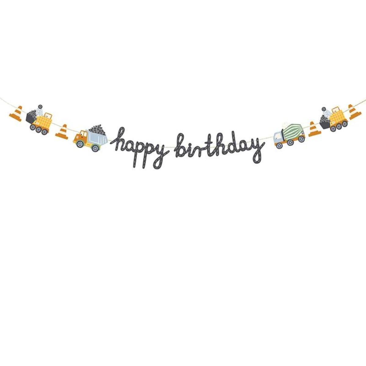 Guirlande - Véhicule de chantier (2m)