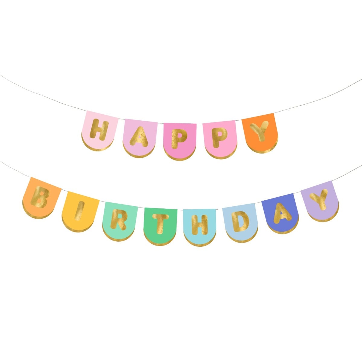 Guirlande Happy Birthday Multicolore