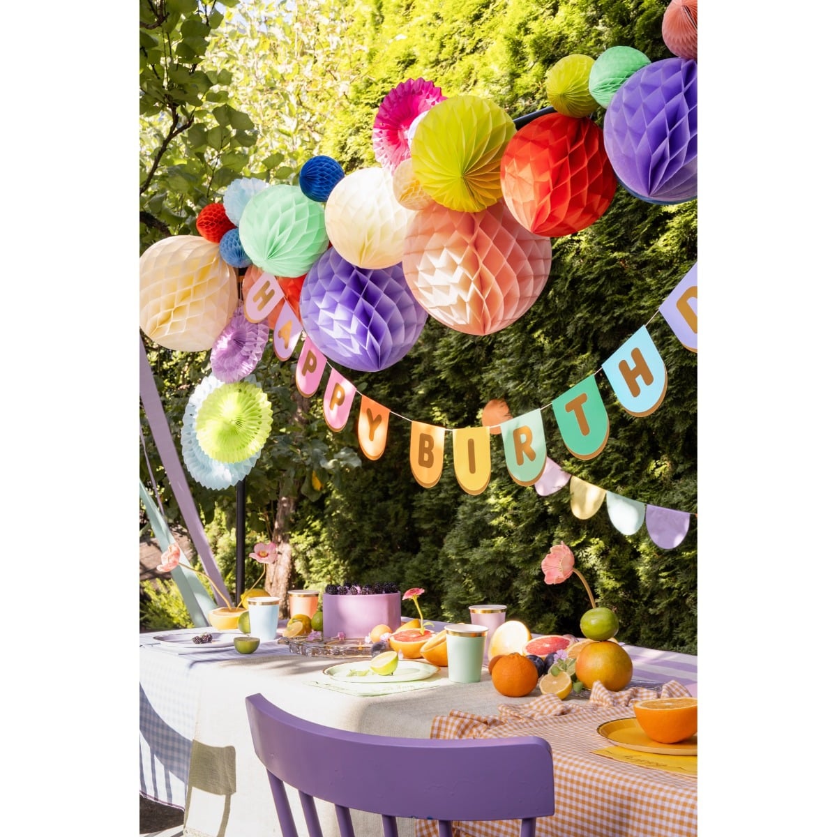 Guirlande Happy Birthday Multicolore