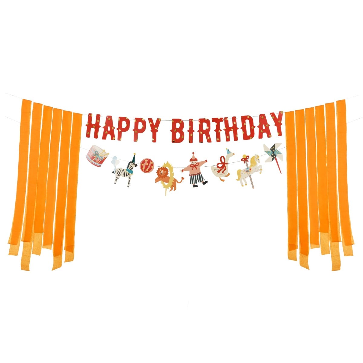 Guirlande "Happy Birthday" - Cirque