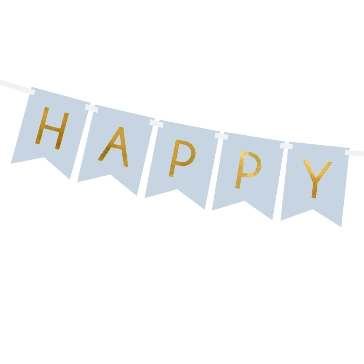Guirlande "Happy Birthday" - Bleu
