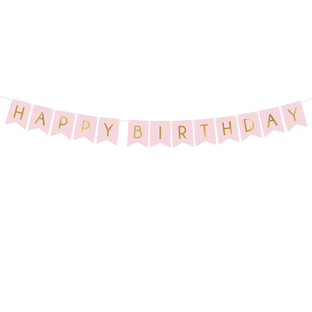 Guirlande "Happy Birthday" - Rose