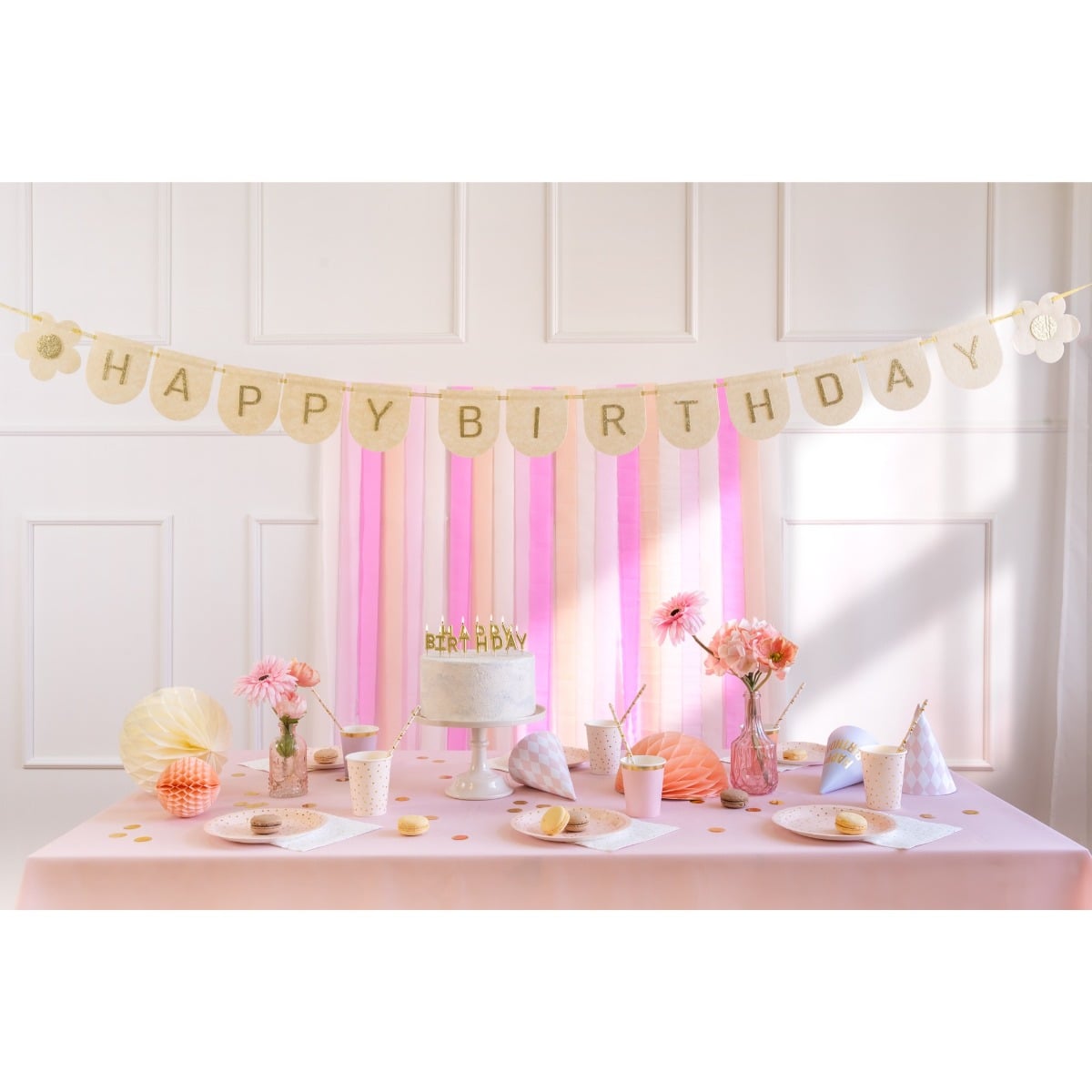 Guirlande Happy Birthday Feutre