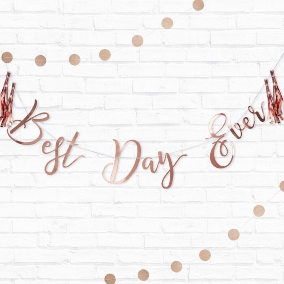 Guirlande "Best Day Ever" Rosegold