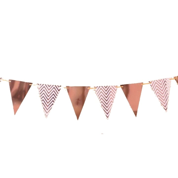 Guirlande Chevron - Rose Gold