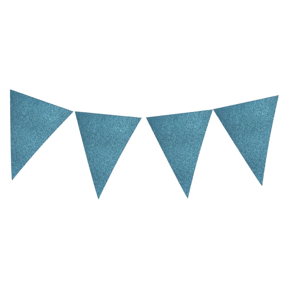 Guirlande Fanion Pailleté - Bleu