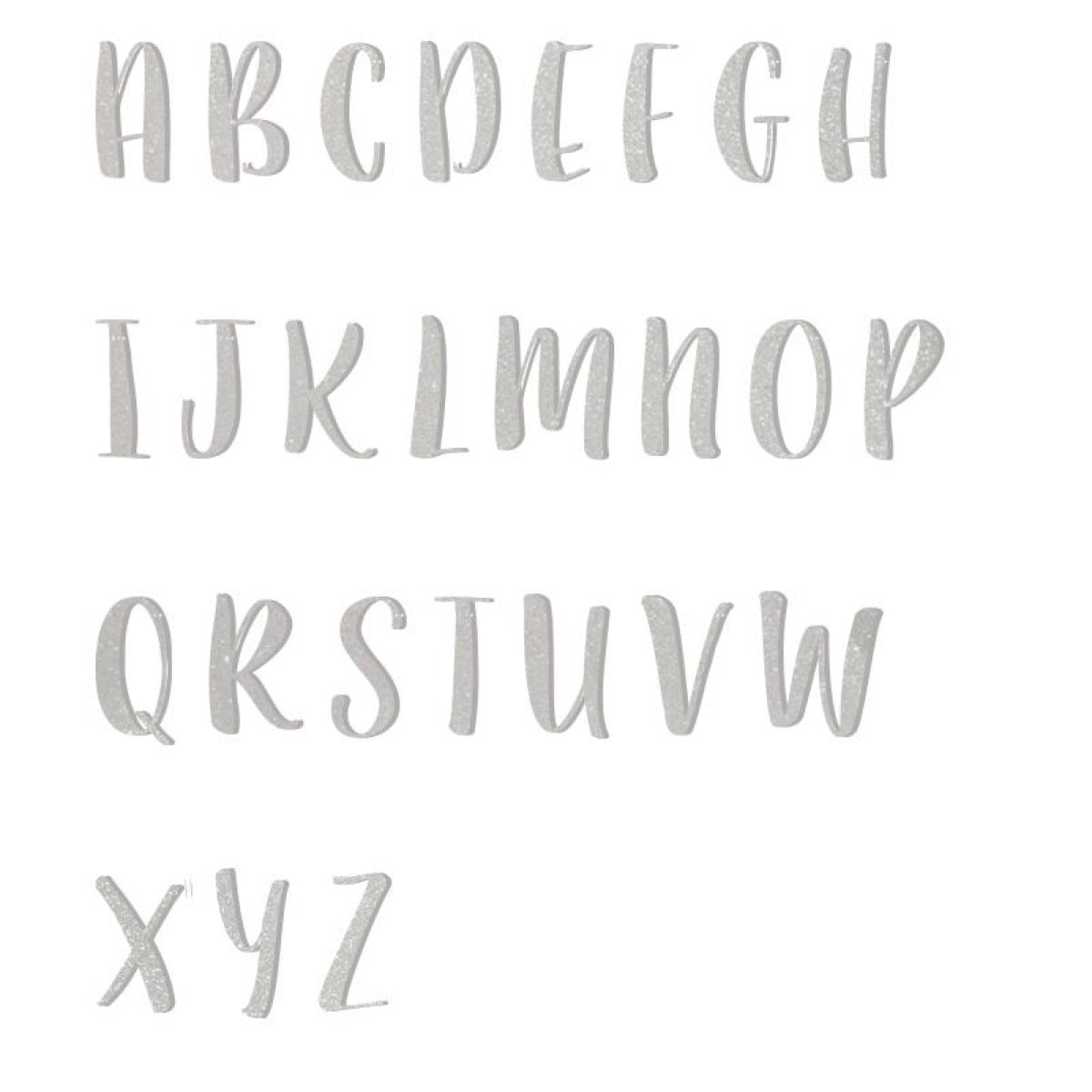 Guirlande Personnalisée - Argenté k minuscule