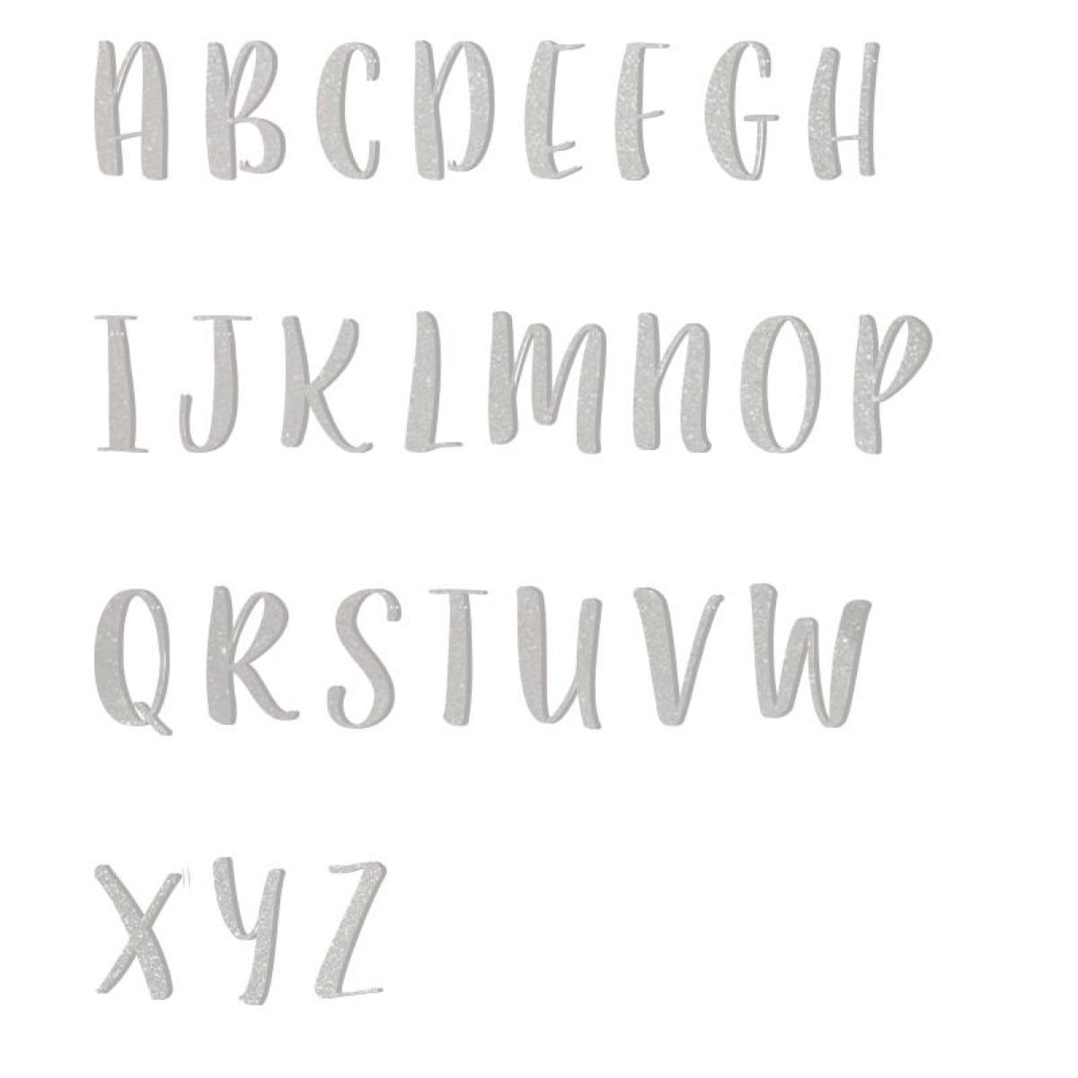 Guirlande Personnalisée - Argenté m minuscule