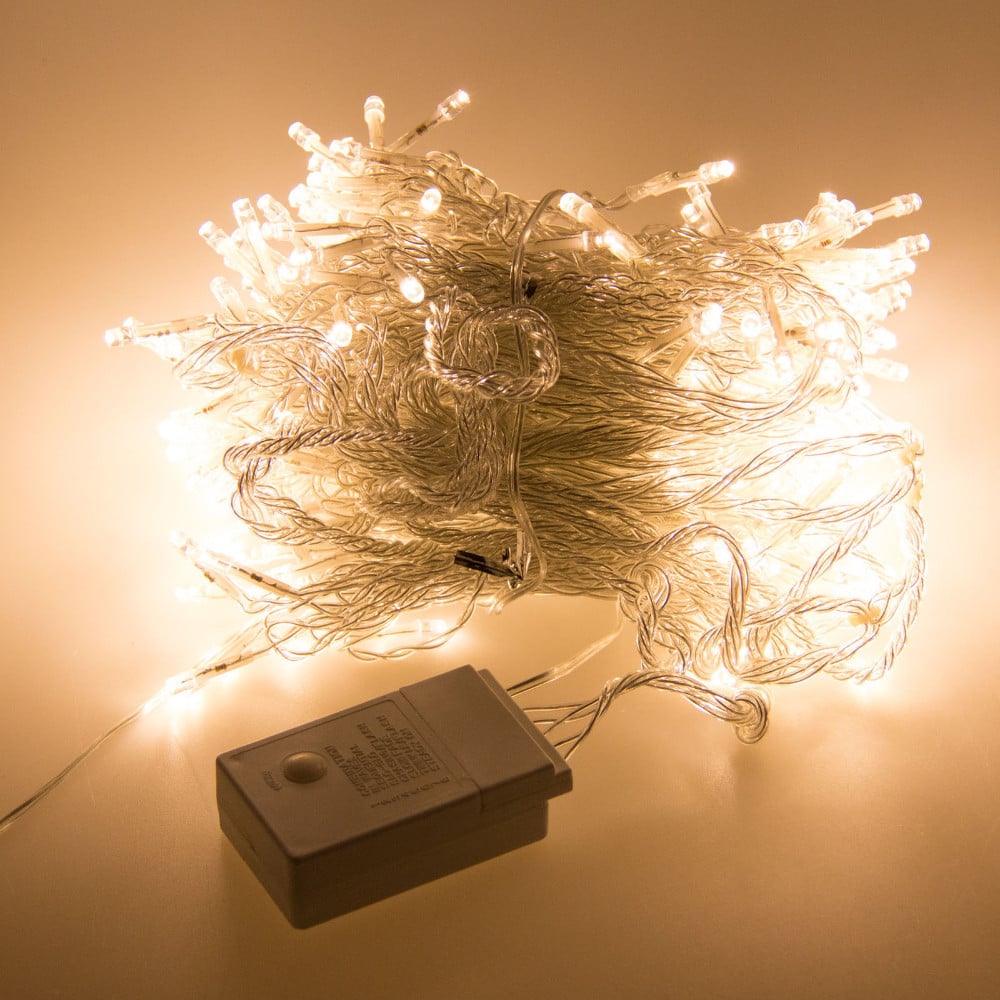 Guirlande LED 3x3m Blanc chaud