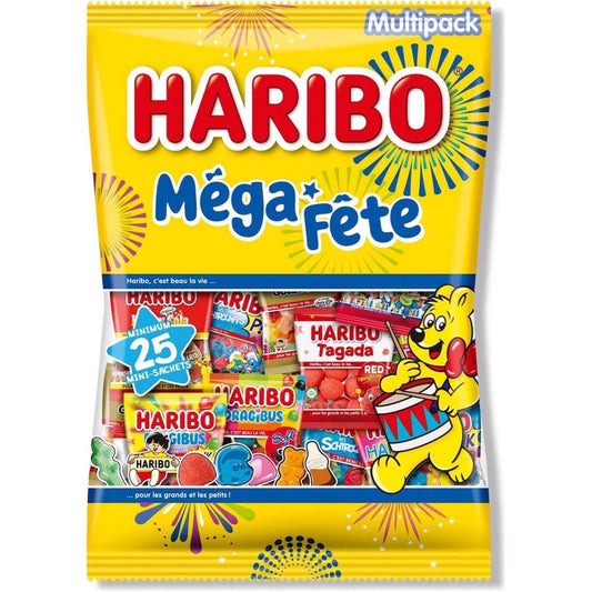 Haribo Mega Fête 1kg (25 sachets)