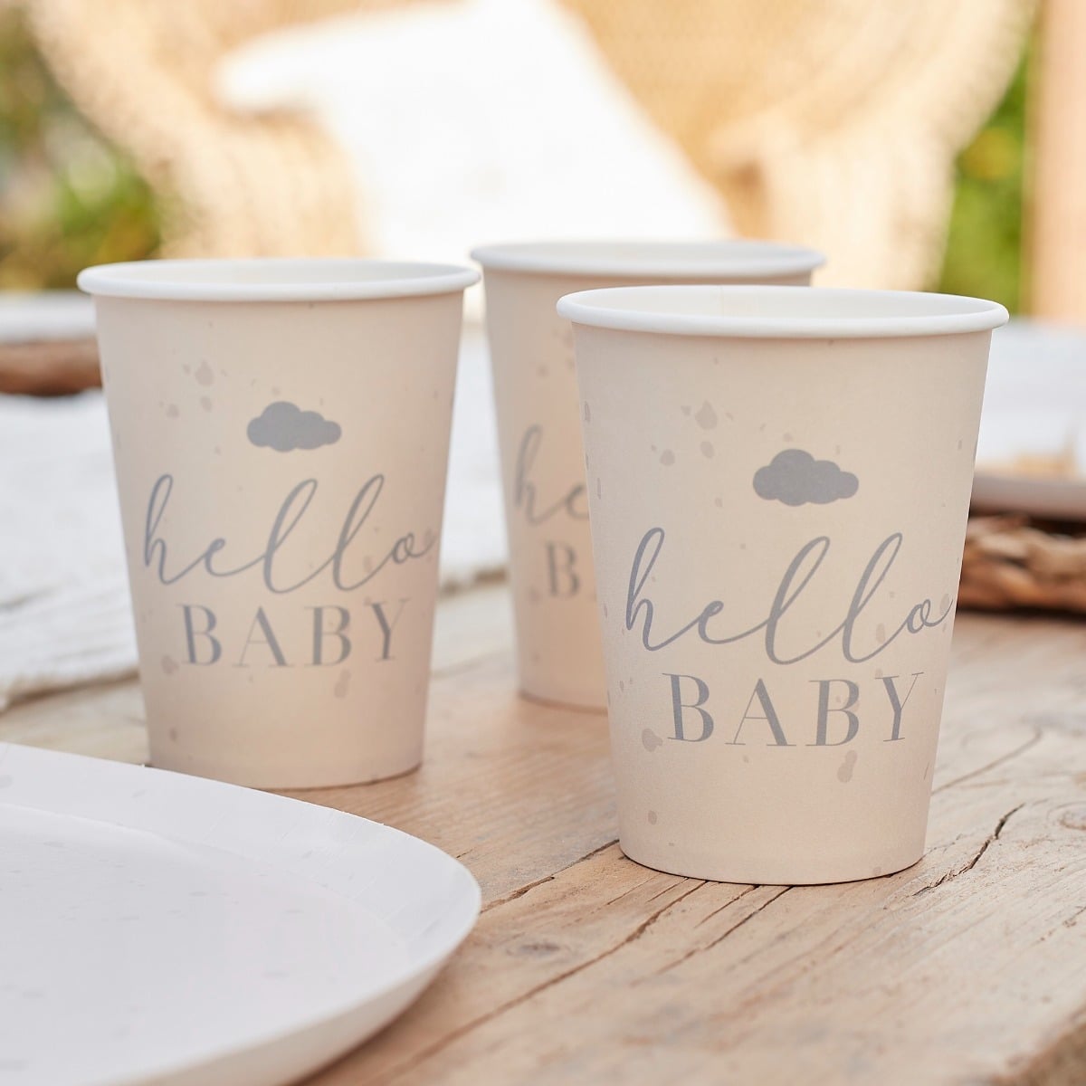 Gobelets Hello Baby (8pcs)