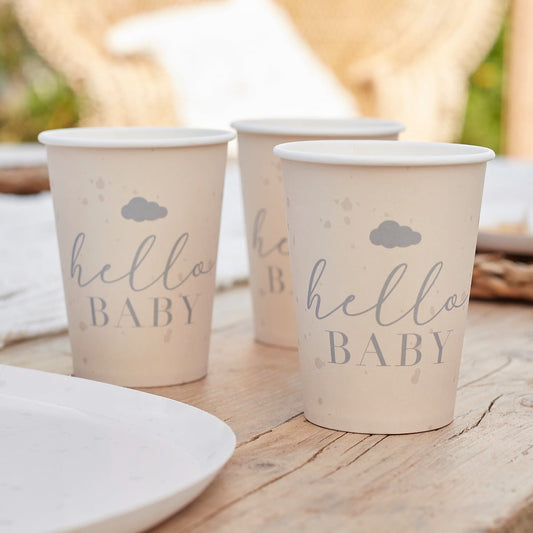 Gobelets Hello Baby (8pcs)