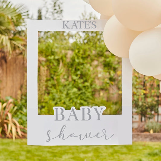 Cadre photo Baby Shower personnalisable