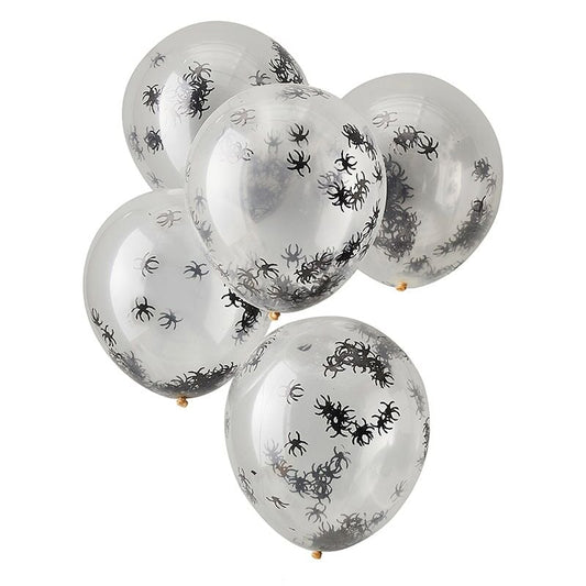 Ballons Confettis Araignées