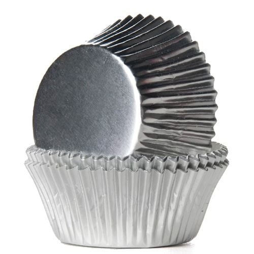 Caissettes à cupcakes - Argent (24pcs)