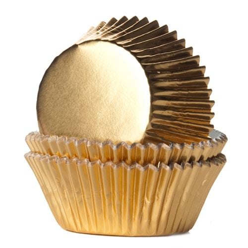 Caissettes à cupcakes - Or (24pcs)