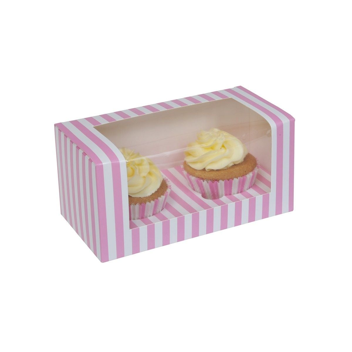Boîtes à 2 Cupcakes - Cirque (3pcs)