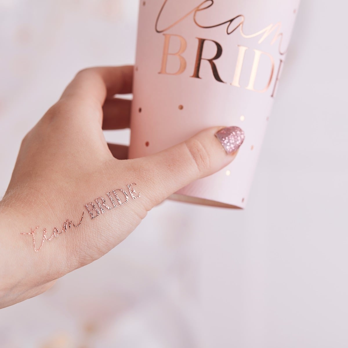 Tatouage "Team Bride"