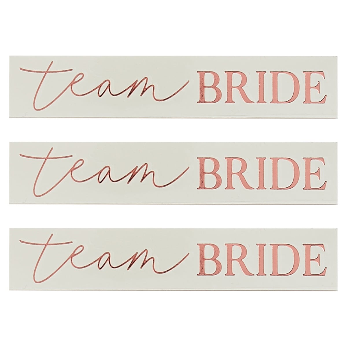 Tatouage "Team Bride"
