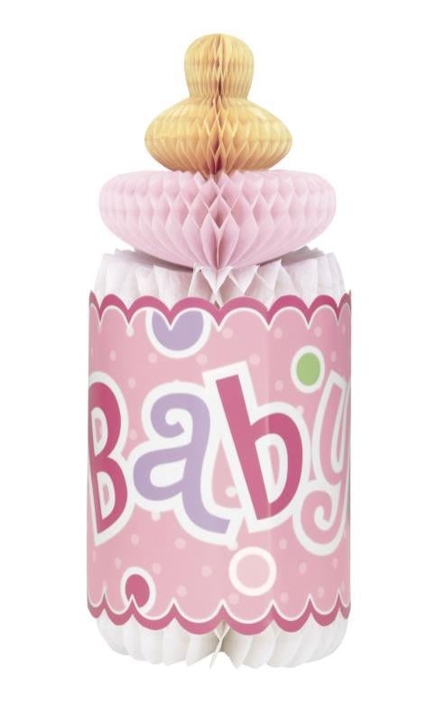 Biberon rose déco