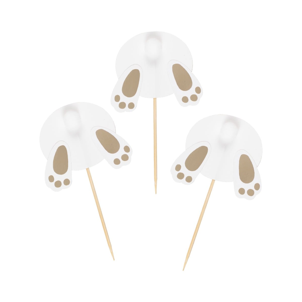 Lapin sur pic (6pcs)