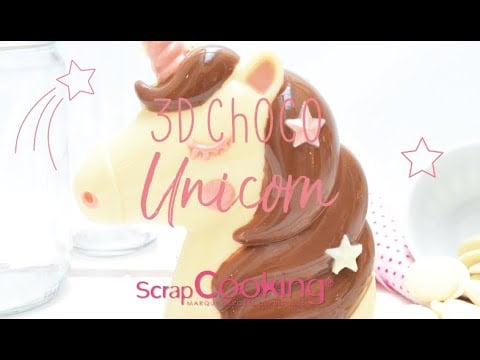 Moule à chocolat - Licorne 3D