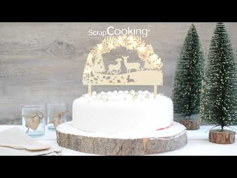 Cake topper LED - Forêt enchantée