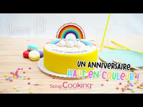 Cake topper LED Rainbow
