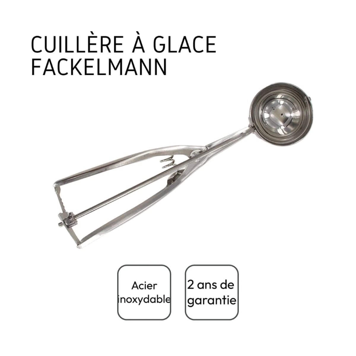 Cuillère à glace avec éjection