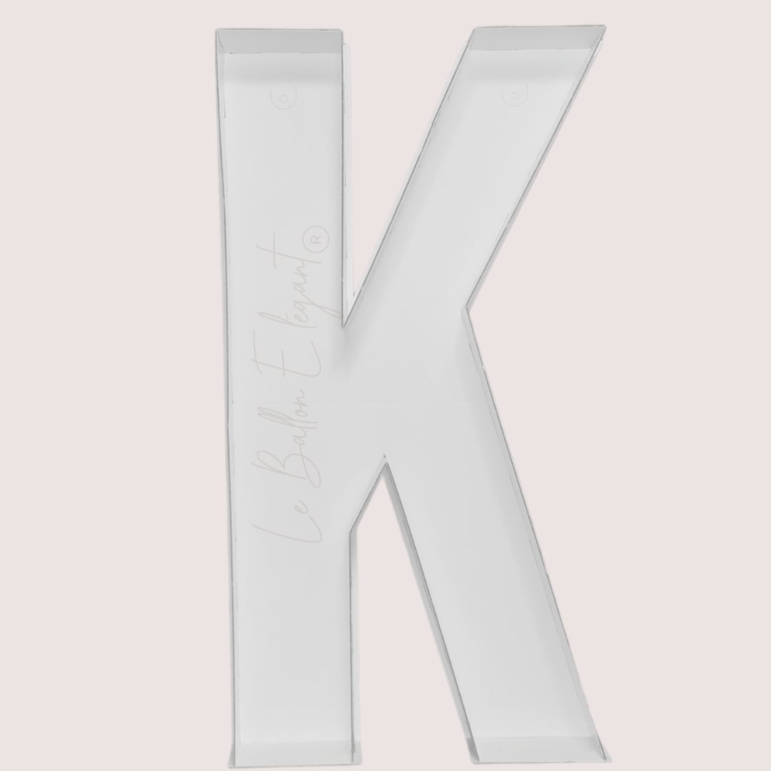 Structure Lettre K 100cm - Le Ballon Elégant