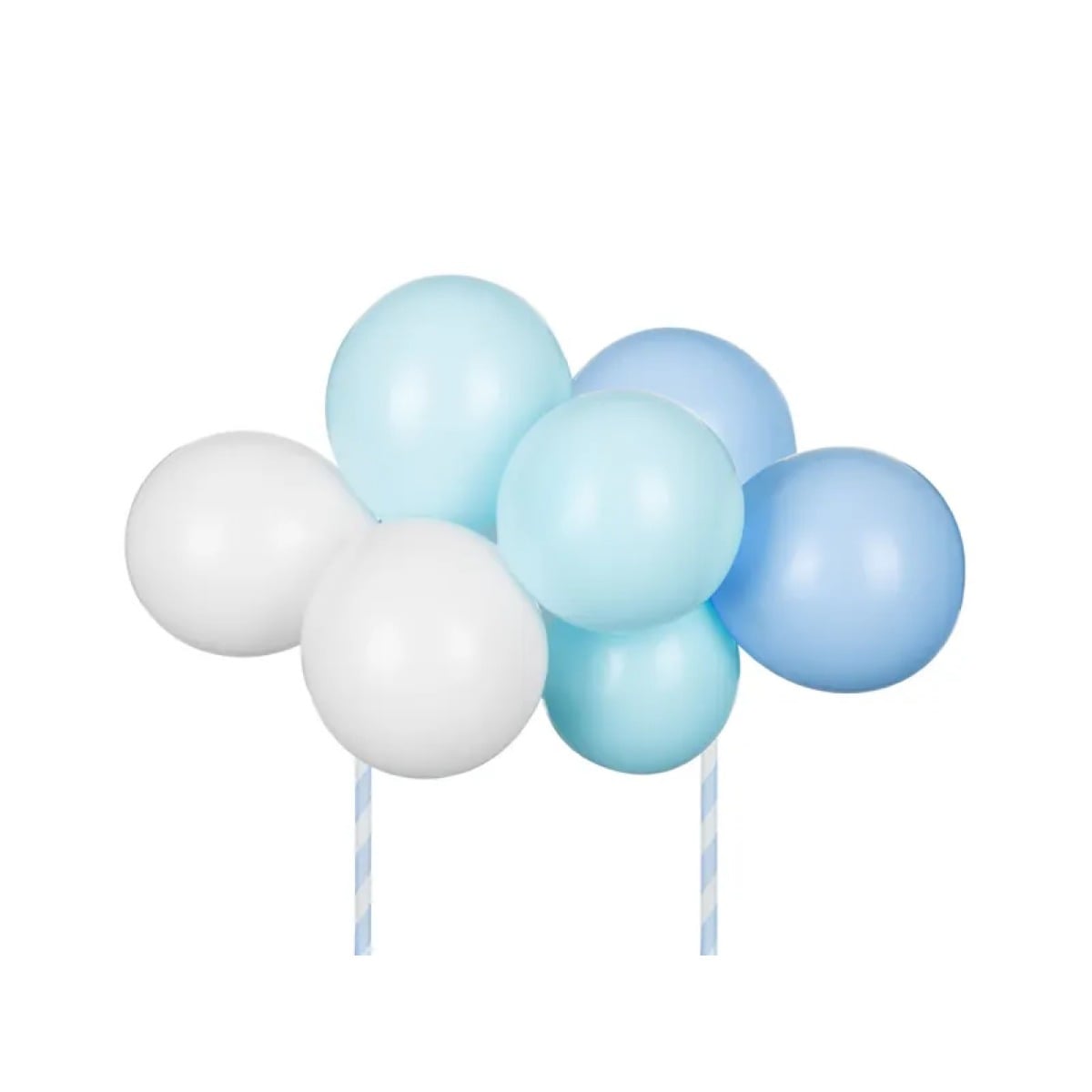 Cake Topper - Ballons bleus