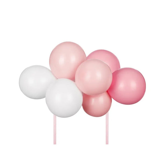 Cake Topper - Ballons roses