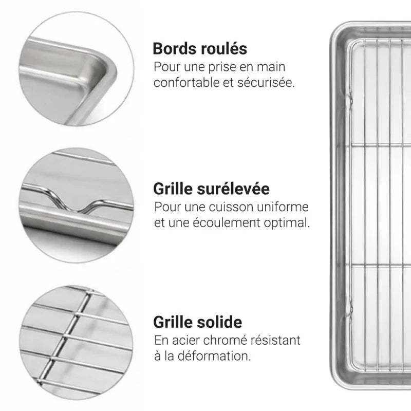 Patisdecor Kit de glaçage bac et grille (45 x 33 cm)