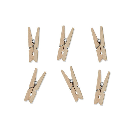 Mini Pincettes - Naturel (20pcs)