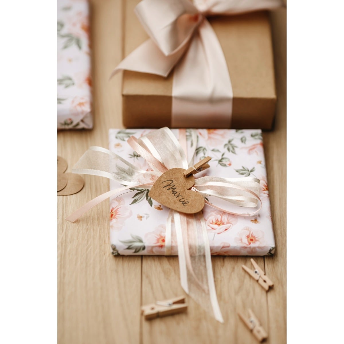 Mini Pincettes - Naturel (20pcs)